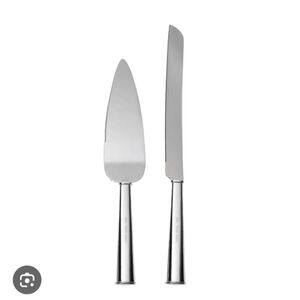 WEDDING Lenox Cake Server and Knife Set.